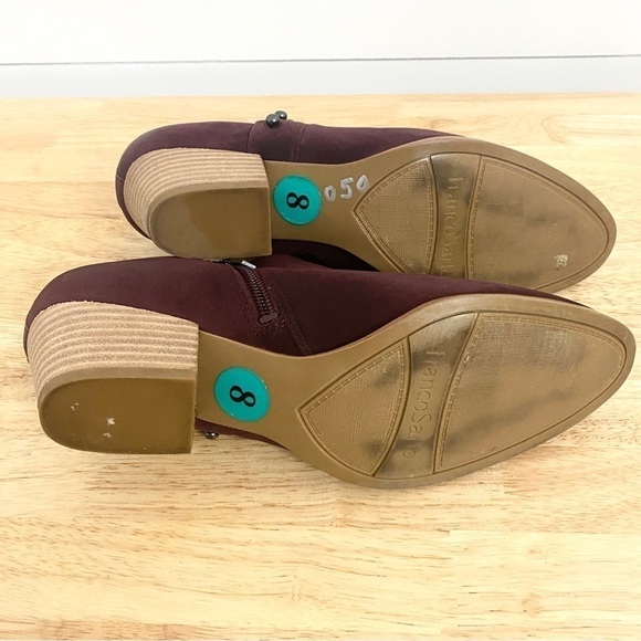 Franco Sarto Graham Burnished Leather Studded Booties Shooties, Women’s Size 8 - Picture 9 of 9